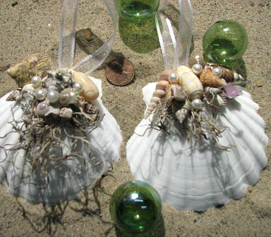 Красивый декор из морских ракушек от Beach Grass Cottage (57) (550x480, 154Kb)
