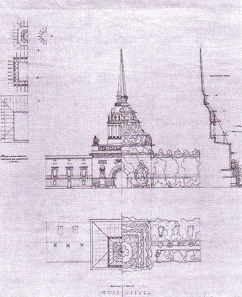 Кто сделал чертеж адмиралтейства