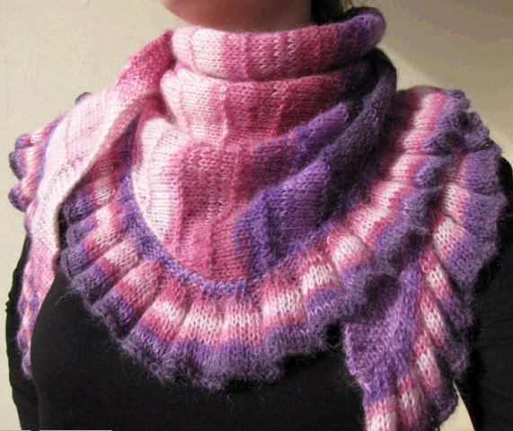 Ruffled Shawl(1c (571x480, 635Kb)