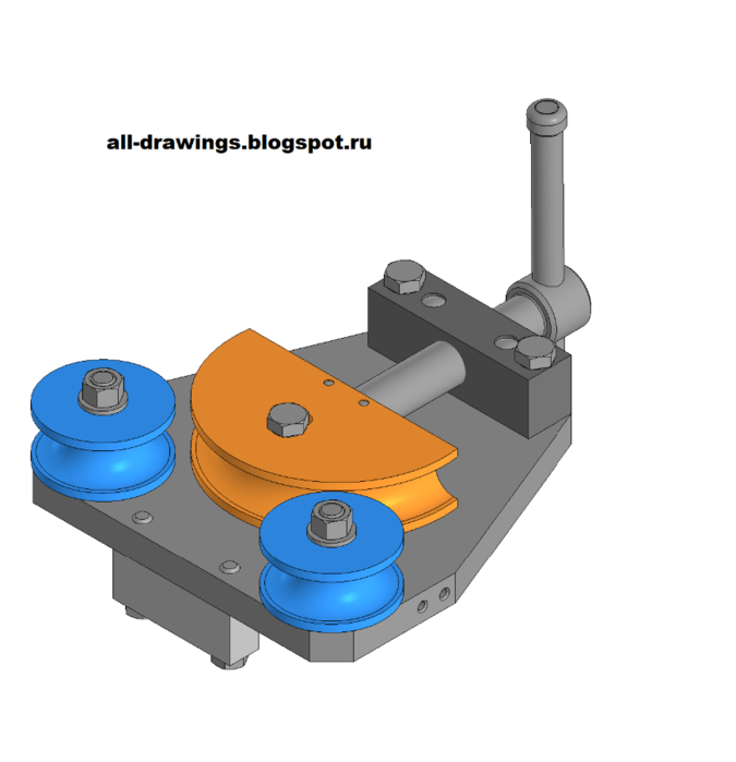 Чертежи трубогиба dxf