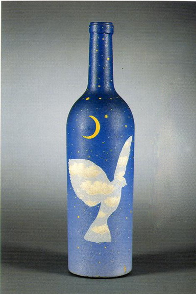 1945 Night Sky with Bird. ,  (400x600, 95Kb)