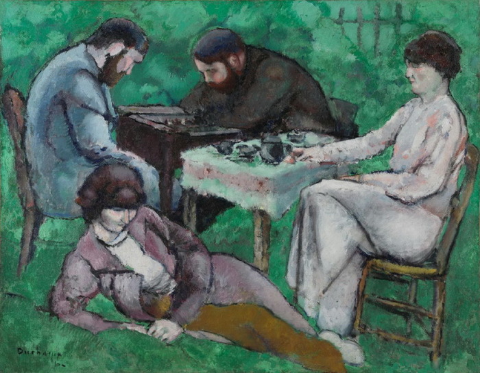 1910 The Chess Game , . 114 x 146.5 cm. Philadelphia Museum (2) (700x545, 150Kb)