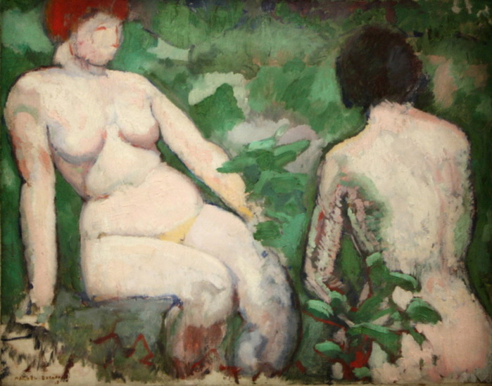 1910 deux nus. , . 73 x 92 cm.   (2) (700x549, 115Kb)