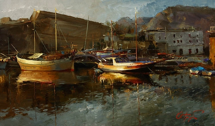 Oleg Trofimov [____ ________] 1962 - Russian Impressionist painter - Tutt'Art@ (50) (700x411, 223Kb)