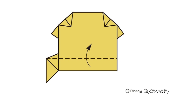 Принцесса Эльза из бумаги в технике оригами - поделка с детьми (5) (700x393, 38Kb)