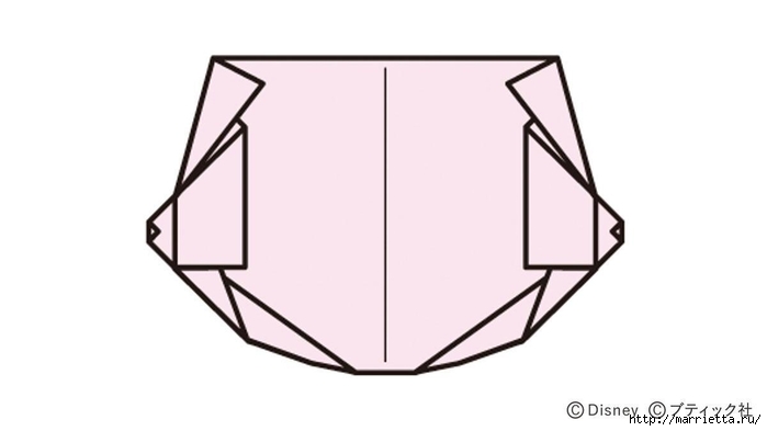 Принцесса Эльза из бумаги в технике оригами - поделка с детьми (40) (700x393, 51Kb)