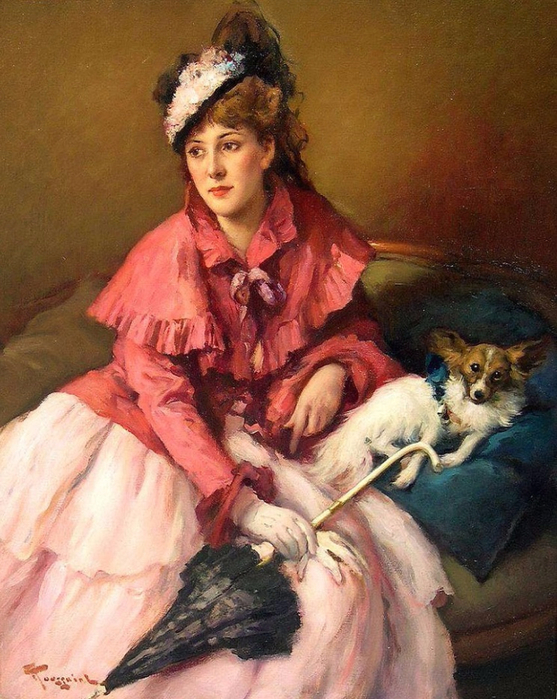 135616903_Lady_in_white_dress_with_dog[1] (557x699, 449Kb)