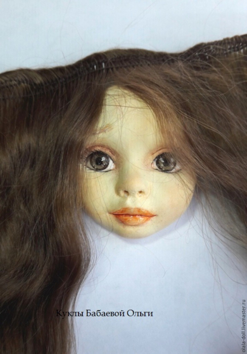 Тедди-долл из пластика. Роспись лица куклы (10) (488x700, 267Kb)