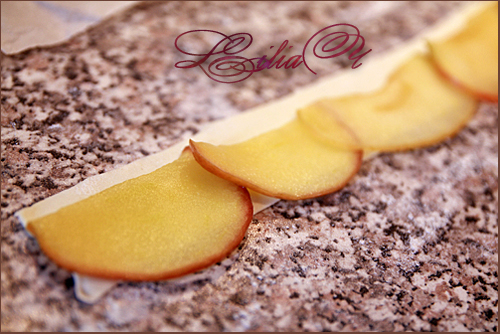 Букет роз из яблок - рецепт пирожного (11) (500x334, 246Kb)