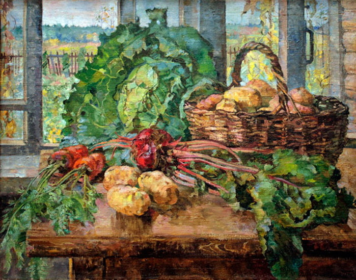 Кончаловский клубника картина