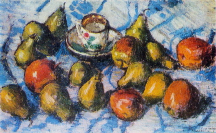 1921 Яблоки и груши. Х., м.  49х80; Ужгород (700x432, 114Kb)