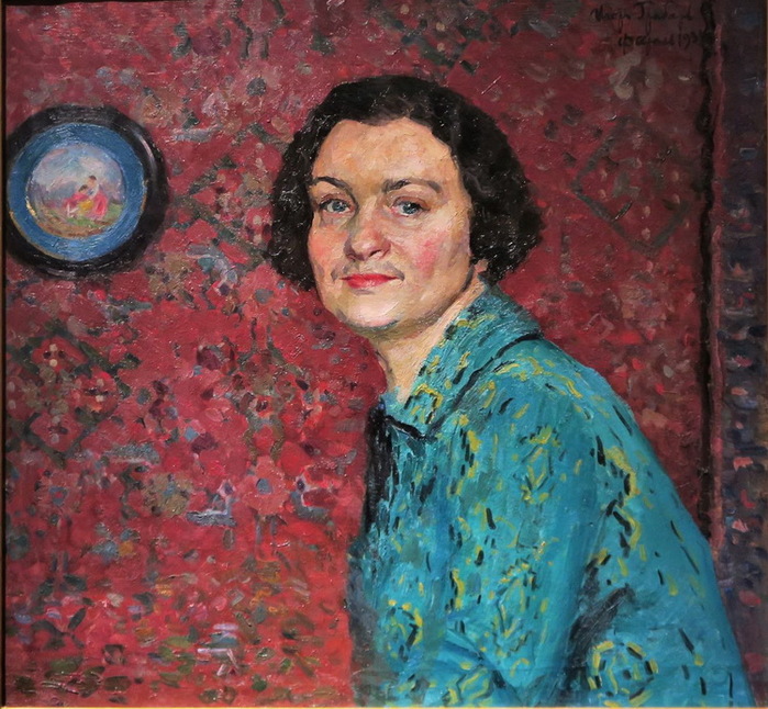 1931 Портрет жены  М.М.Мещериной. Х, м. 77 х 82 см. ГТГ (700x646, 186Kb)