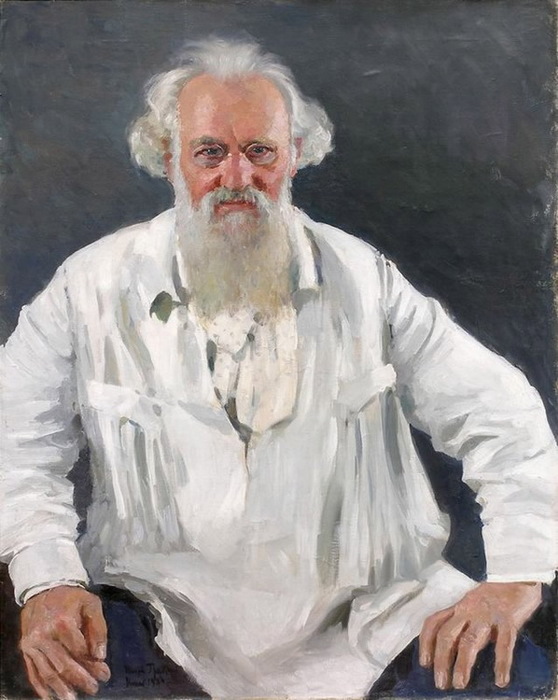 1934 Портрет М.В. Морозова. Х, м. 103 х 80,5 см. Курская КГ (558x700, 109Kb)