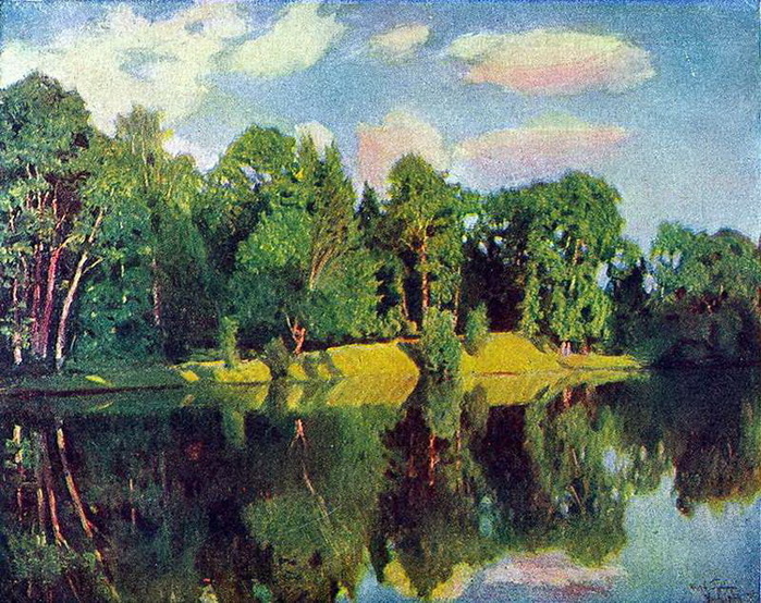 1935 Пруд в Узком. Х, м. 79х99,5 см. Севастополь ХМ (700x554, 223Kb)