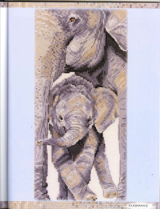 D&C - DMC Mother & Baby Animal - 079 (536x700, 420Kb)