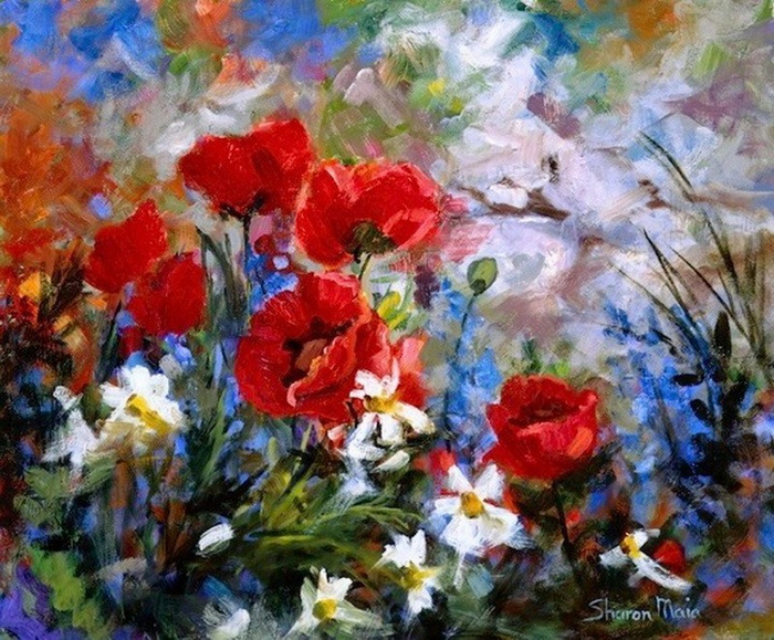 Sharon Maia Wilson - American painter 01 (700x579, 529Kb)