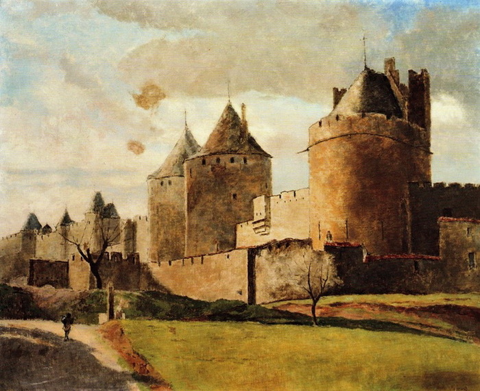 1891 The fortifications of Carcassonne, 60×73, private (700x571, 160Kb)