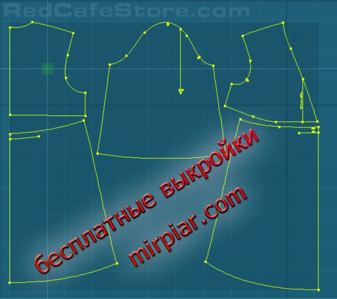 Моделирование по выкройке-основе для беременных