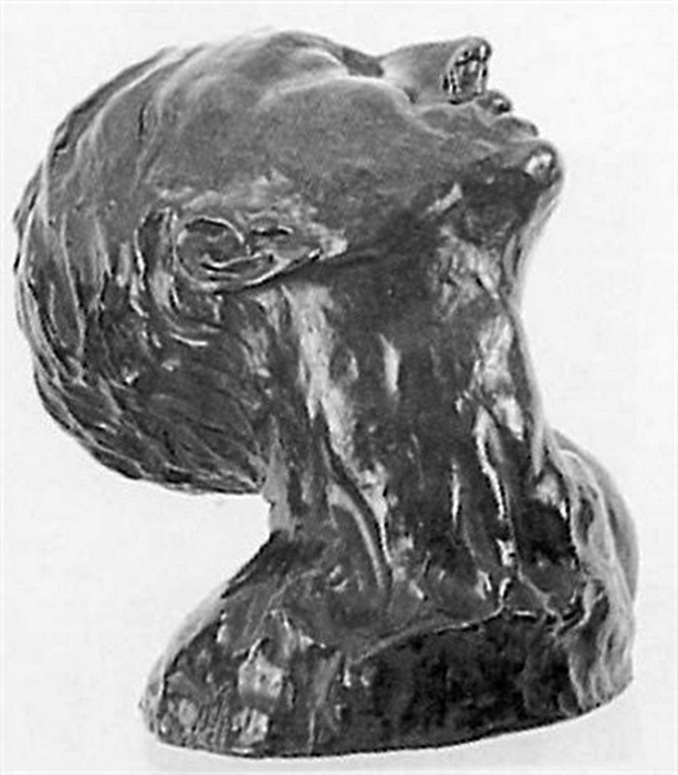 Morisot, Busto di un uomo con il viso rivolto verso il cielo. . =24,8 .  (613x700, 93Kb)