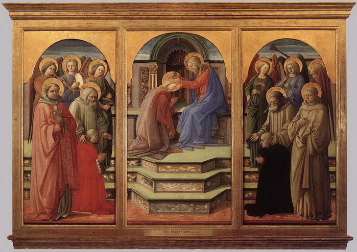 1445 Coronation of the Virgin.   (700x494, 153Kb)