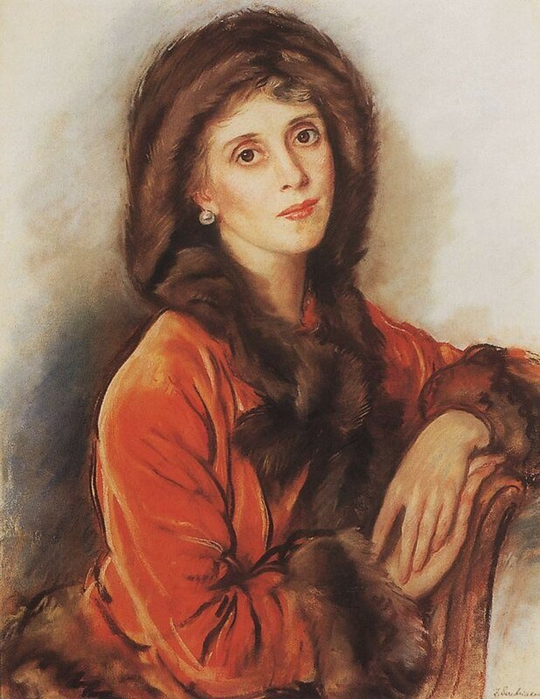 Портрет графини Р. Зубовой. 1939 год (540x700, 377Kb)