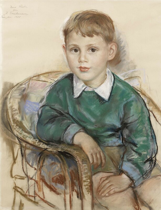 Портрет Дэвида Хантера. 1955. Частная коллекция (536x700, 347Kb)