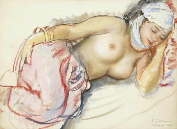 Этюд женщины, 1932 год. Частная коллекция (700x512, 334Kb)
