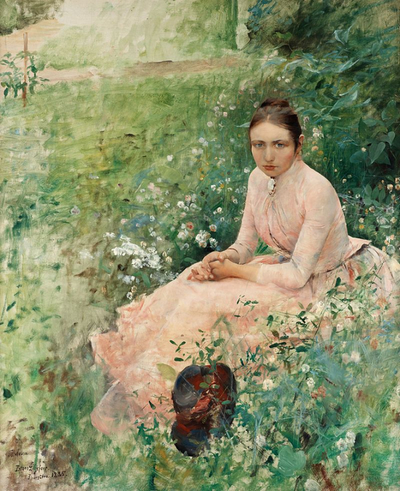 Портрет молодой женщины (570x700, 515Kb)
