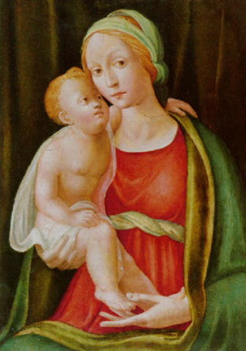 1500-1525 Madonna mit Kind () , . 53,5  31,1 .  (491x700, 91Kb)