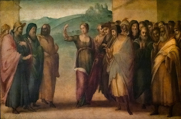 1530 le débat de Sainte-Apollonia, huile sur bois, Galerie de l'Accadémia à Florence (700x461, 123Kb)