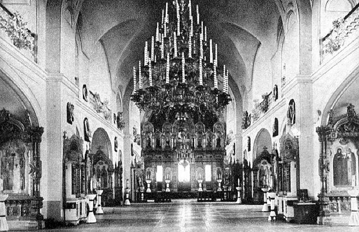 0 0 Внутренний вид Казанского собора в 1900 году (700x453, 255Kb)