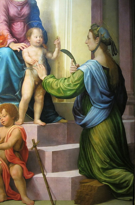 1523-1525 Sposalizio mistico di St. Caterina e Santi 208 × 178.   4 (459x700, 112Kb)