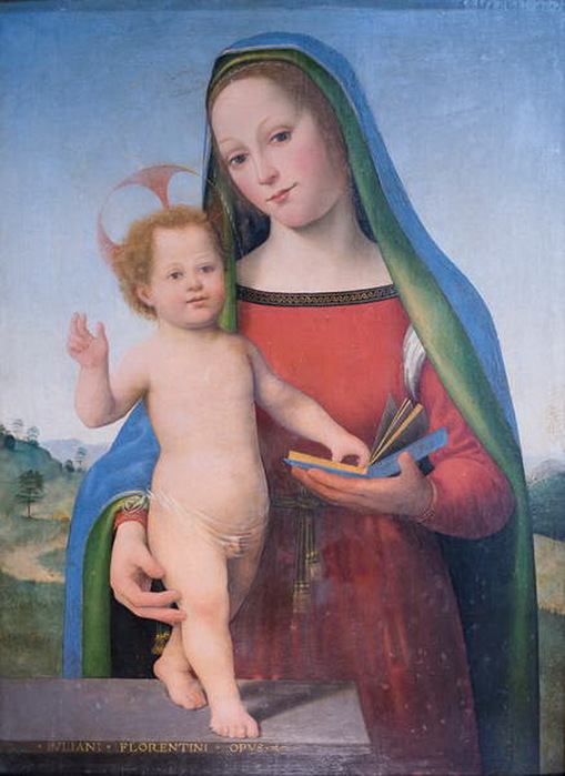 Madonna_and_Child_in_a_Landscape_- Galleria Colonna, Rome (509x700, 95Kb)