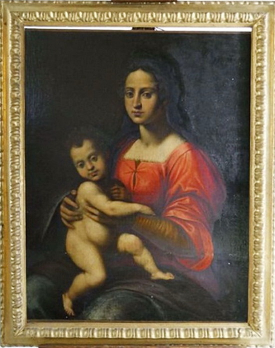 La Vierge à l'enfant (After), ca. 15001550. , .  95  73 .  (551x700, 101Kb)