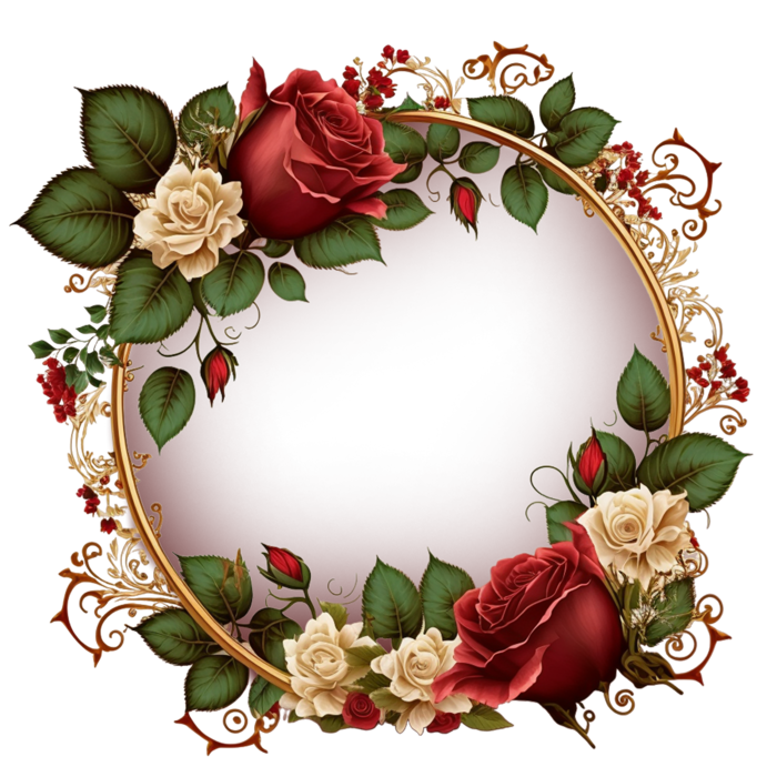 Pngtreebeautifull red rose flower frame_8974961 (700x700, 628Kb)