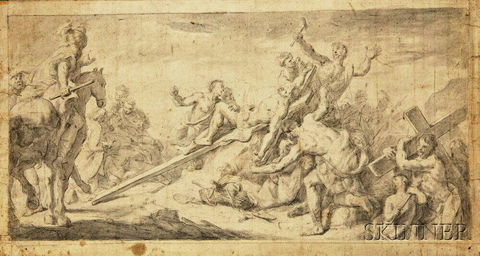 Christ Being Nailed to the Cross (Follower) (700x373, 133Kb)