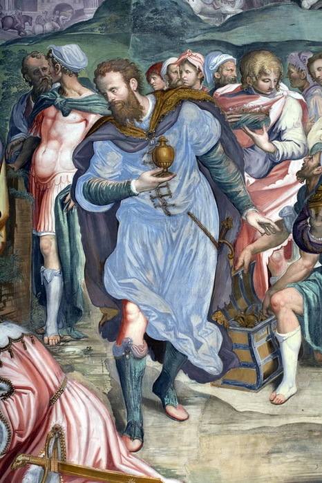 1578-1582 Adoration of the Magi, Detail 1 (466x700, 158Kb)