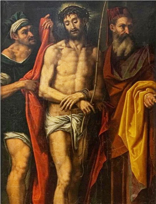 Ecce homo () , . 124 x 93 cm.  (536x700, 127Kb)