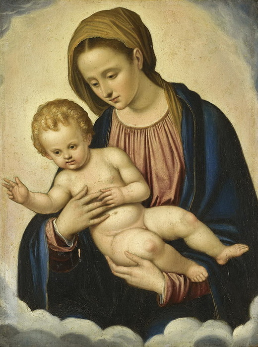 1590 Madonna and child. , . 48,2  36 .   2008. . 25,000 - 35,000 GBP (520x700, 138Kb)