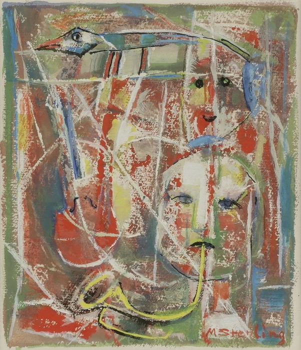1948 . Gouache, watercolor and pencil on paper. 23  20 .  (602x700, 204Kb)