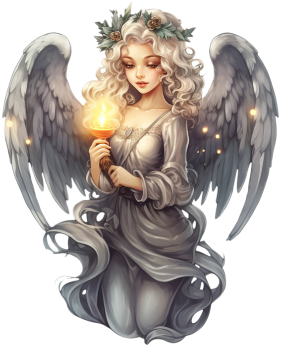 Pngtreeangelic christmas sticker with ethereal_13507969 (569x700, 497Kb)