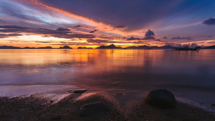 Corong-Corong Beach Sunset (700x393, 317Kb)