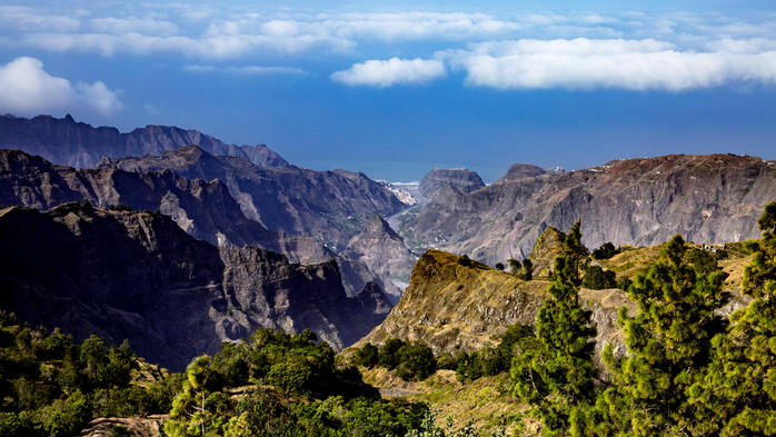 Mountain landscape, Santo Antão Island, Cape Verde, Cabo Verde (700x393, 412Kb)