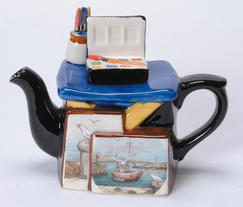 tony carter watercolourist coastal teapot (500x426, 89Kb)