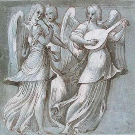 1520-e Music-making angels. , . -  - (450x450, 80Kb)