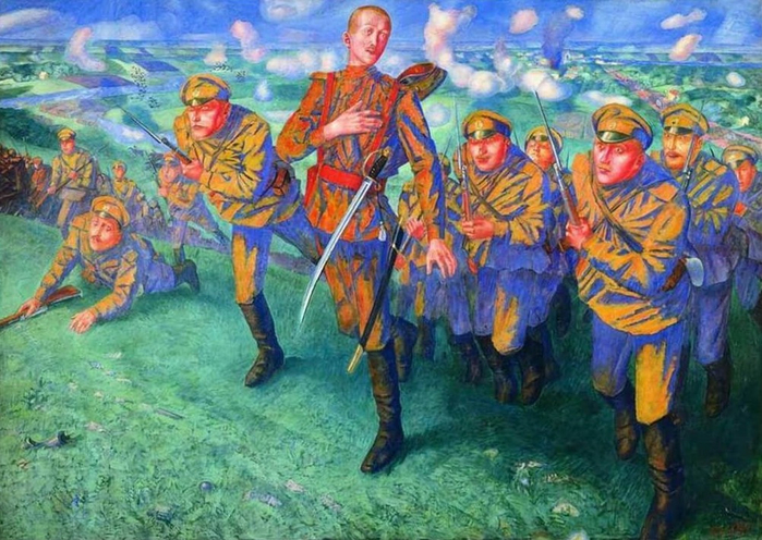 Petrov-Vodkin-Kuzma-Sergeevich-Na-linii-ognya-1916-Russkiy-muzey-Sankt-Peterbrug (700x496, 449Kb)