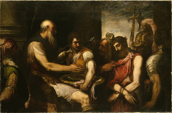 Christ before Pilate. , . 125  170.  (700x457, 117Kb)