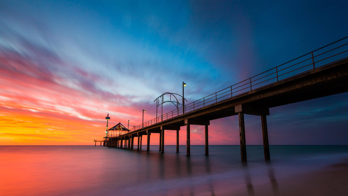 Brighton Jetty in Brighton, Adelaide, Australia (700x393, 283Kb)