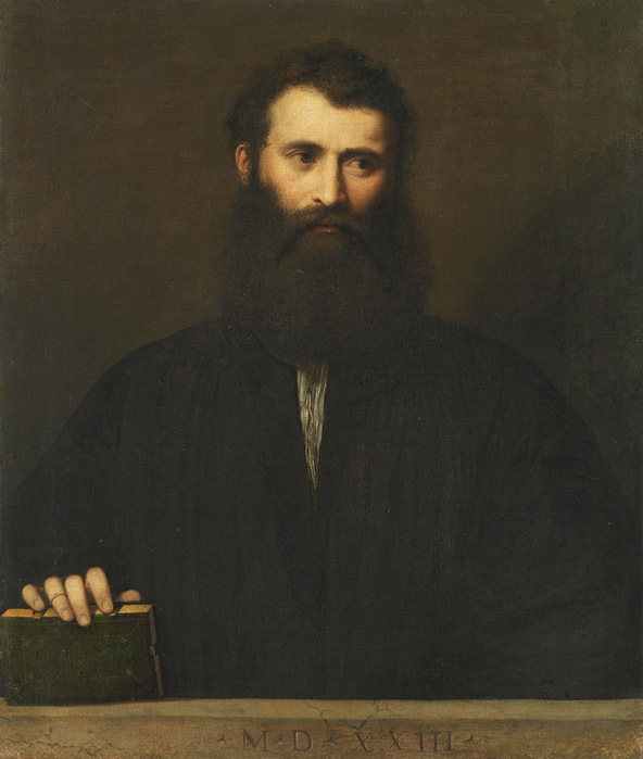 1523 Bildnis des Giulio Manfron. , . 77,8 x 66 cm.  ,  (592x700, 88Kb)
