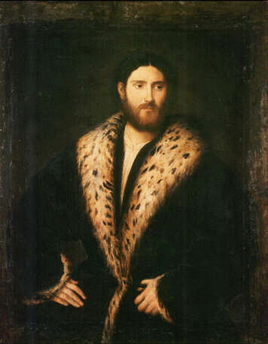 1530-1535  Portrait of a man with a fur collar. , . 107x83. . ,  (546x700, 86Kb)
